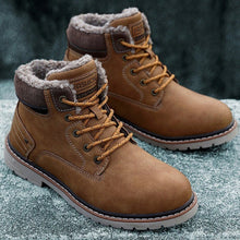 Load image into Gallery viewer, Men's Outdoor Martin Boots – Lace-Up Ankle Boots in Yellow, Black &amp; Brown | Sizes 38–48