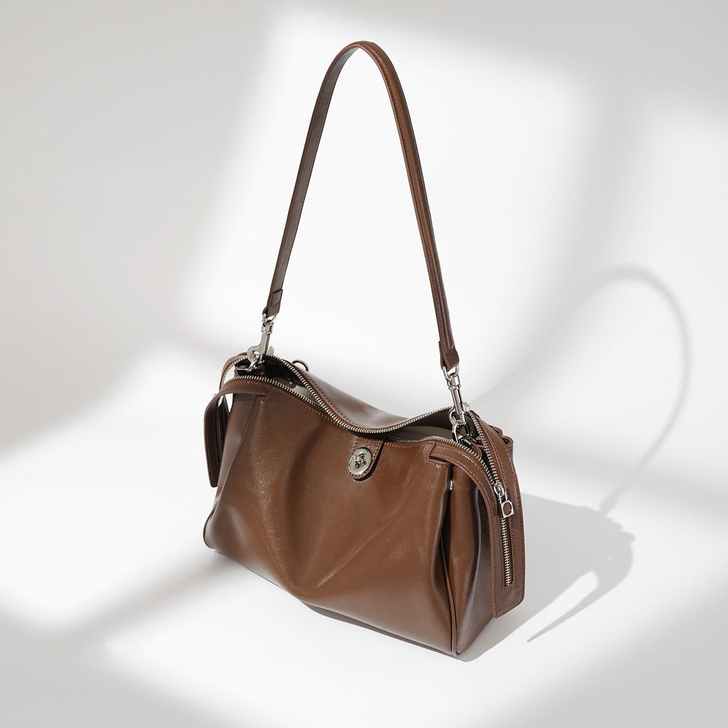 Genuine Leather Western Shoulder Bag for Women