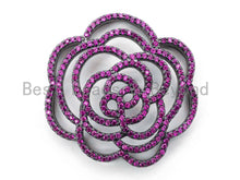 Load image into Gallery viewer, Rose Flower Pendant Connector, sku#L137