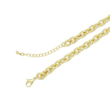 Load image into Gallery viewer, Gold Linked Ball Chain Necklace, Sku#LD560