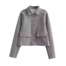 Load image into Gallery viewer, Women's Soft Metal-buckle Decorated Coat