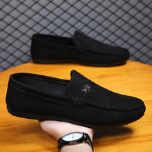 Load image into Gallery viewer, Men's Breathable Business Casual Slip-On Shoes - Lightweight PU Leather Dress Shoes