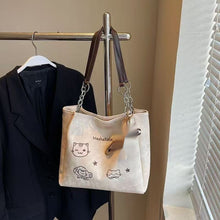 Load image into Gallery viewer, Large Canvas Tote Bag – Spacious Everyday Shoulder Bag