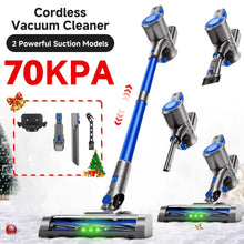 Load image into Gallery viewer, Cordless Vacuum Cleaner with LED Light &amp; Removable Battery