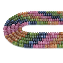 Load image into Gallery viewer, 5x8mm Smooth Rondelle Colorful Quartz, Sku#U2126