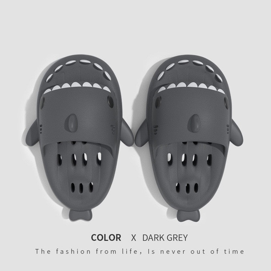Shark Slides Shower Shoes With Drain Holes