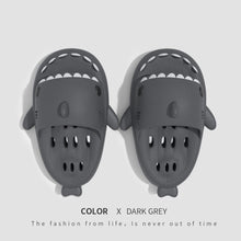 Load image into Gallery viewer, Shark Slides Shower Shoes With Drain Holes