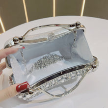 Load image into Gallery viewer, Diamond Tassel Evening Clutch Bag - Crystal Embellished Handbag for Women | Formal Party Purse