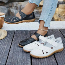 Load image into Gallery viewer, Women's Velcro Slip-On Sneakers | Casual Flat Walking Shoes | Comfortable Everyday Footwear