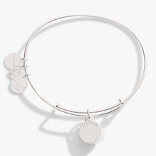Load image into Gallery viewer, February Birthstone Charm Bangle, Amethyst