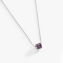 Load image into Gallery viewer, February Birthstone Precious Pendant Necklace