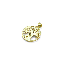 Load image into Gallery viewer, Gold CZ Under the Tree Charm, Sku#LD420