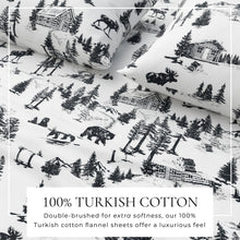 Load image into Gallery viewer, Turkish Cotton Flannel Sheet - Lakeview Collection