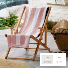 Load image into Gallery viewer, Striped Cabana Beach Towel - Edgartown Collection