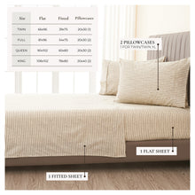 Load image into Gallery viewer, Striped Sheet Set - Evette Collection