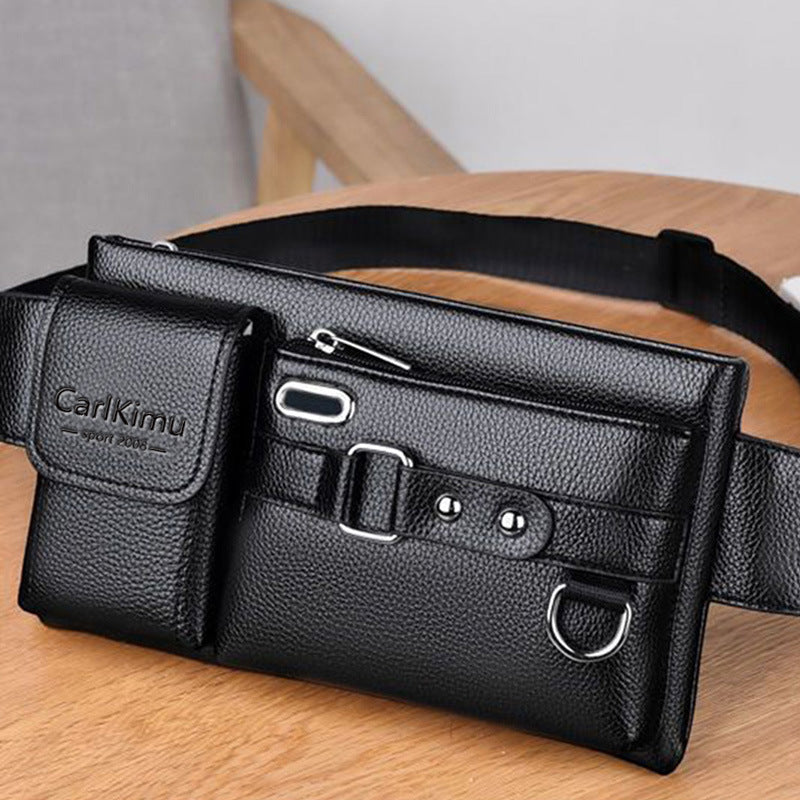 Men's Nylon Crossbody Bag – Multi-Functional Outdoor Sports & Travel Bag with Adjustable Strap