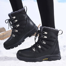 Load image into Gallery viewer, Women's Fleece-Lined Snow Boots - Waterproof Winter Boots with Rubber Sole