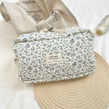 Load image into Gallery viewer, Floral Makeup Bag Large Capacity Cosmetic Organizer Travel Pouch