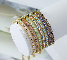 Load image into Gallery viewer, New Evil Eye Sliding bracelets, B151