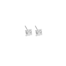 Load image into Gallery viewer, Sterling Silver Square shape stud earrings, sku#LX396