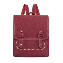Load image into Gallery viewer, Korean-Style Women's Backpack - PU Leather Fashion Backpack with Multiple Pockets | Sarah Express