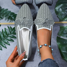 Load image into Gallery viewer, Bow-Tie Loafers | Breathable Mesh Slip-On Pointed Toe Flats