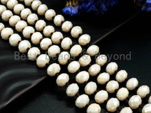 Load image into Gallery viewer, 60 inches/36inches Hand-Knotted Beige Crystal Necklace, D5