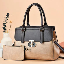 Load image into Gallery viewer, Women's Two-Piece PU Leather Shoulder Bag Set | Crossbody Handbag + Mini Coordinating Bag
