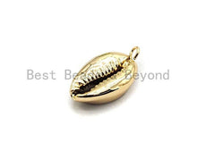 Load image into Gallery viewer, Full Silver Plated  Natural Cowrie Shell Pendant,SKU# V100