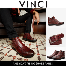Load image into Gallery viewer, The Montreal Burgundy Leather Casual Zip-Up Ankle Men Boot