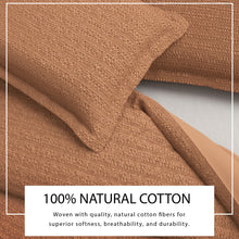 Load image into Gallery viewer, 100% Cotton Honeycomb Waffle Duvet Set - Mattea Collection