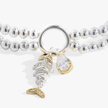 Load image into Gallery viewer, Fishbone Double Stretch Bracelet