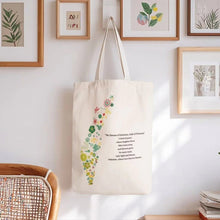 Load image into Gallery viewer, Floral Palestine Tote Bag – Love Forever Blooms (MAC236)