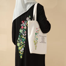 Load image into Gallery viewer, Floral Palestine Tote Bag – Love Forever Blooms (MAC236)