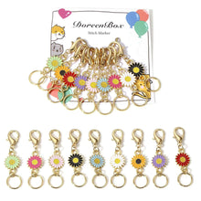 Load image into Gallery viewer, Flower Power Stitch Markers