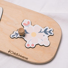 Load image into Gallery viewer, Personalized Name Puzzle with Butterfly