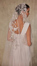 Load image into Gallery viewer, Flower Embroideried Wedding Veil- D230