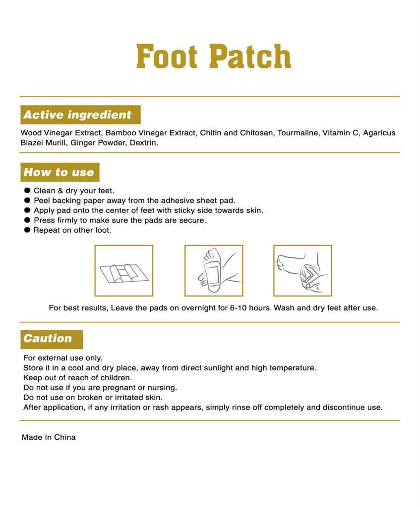 DSC Foot Patches (Qty. 10)