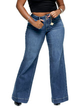 Load image into Gallery viewer, Forbidden Fit Wide Leg Jean - Savage Wash