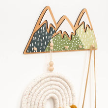 Load image into Gallery viewer, Nursery Mountain Wall Hooks
