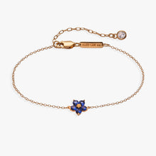 Load image into Gallery viewer, Crystal Forget-Me-Not Flower Bracelet