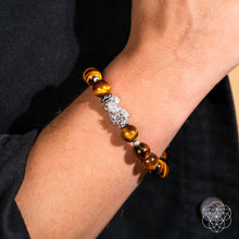 Load image into Gallery viewer, Fortune Flows - Tiger’s Eye &amp; Pixiu Bracelet