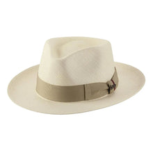 Load image into Gallery viewer, Bullhide Founder- Panama Straw Fedora Hat