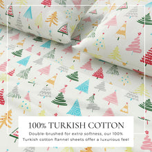Load image into Gallery viewer, Turkish Cotton Christmas Flannel Sheet Set - Whittaker Collection