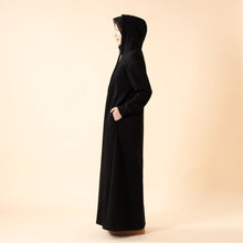 Load image into Gallery viewer, French Terry Hoodie Abaya With Pockets  (MA340)