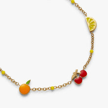 Load image into Gallery viewer, Fruit Inline Charm Anklet