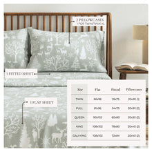 Load image into Gallery viewer, Turkish Cotton Flannel Sheet - Lakeview Collection