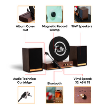 Load image into Gallery viewer, Fuse Audio GLD Vertical Vinyl Record Player
