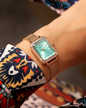 Load image into Gallery viewer, Icon - Rose Gold Turqoise