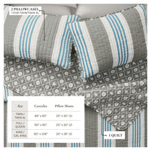 Load image into Gallery viewer, St. Croix Collection Coastal Quilt Set
